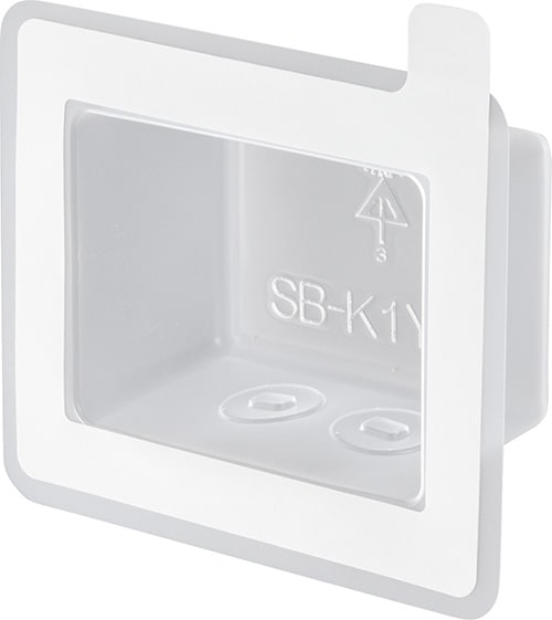 SB-K1YSA 未来工業 気密カバー 機器用 1ヶ用 粘着テープ付 10個入