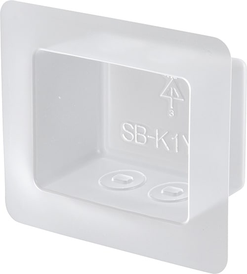 SB-K1YSA-N 未来工業 気密カバー 機器用 1ヶ用 粘着テープなし 10個入