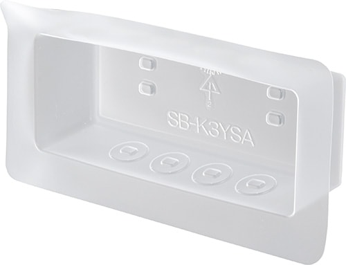 SB-K3YSA-N 未来工業 気密カバー 機器用 3ヶ用 粘着テープなし 10個入