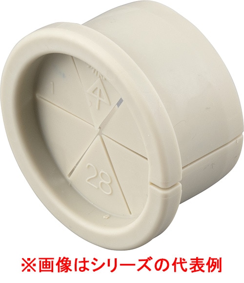 KHPV-16J 未来工業 壁引込みパイプブッシング ベージュ色 10個入