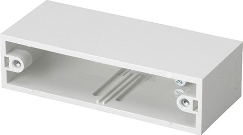 MSB-K2YW 未来工業 深形モール用スイッチボックス 機器用 ホワイト色