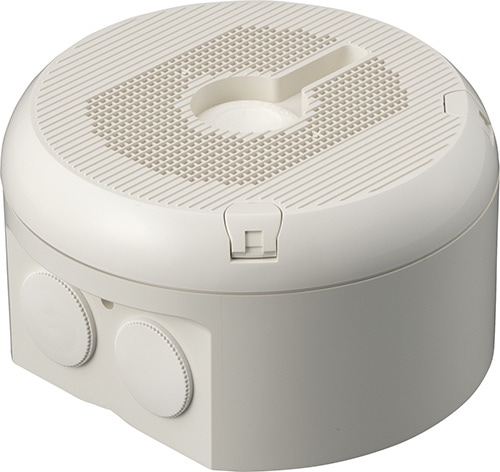 PVMC-DF1609M 未来工業 カメラ取付デザイン丸ボックス ミルキーホワイト色