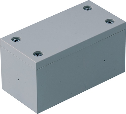 PVU-OP 未来工業 ユニバーサルボックス 防水タイプ ノックなし グレー色