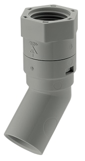 DA-UN 未来工業 ドレン配管ユニオンアダプター エルボ45度