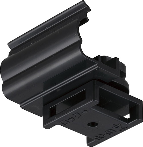 LD-CBK 未来工業 ライティングダクト用クリップベース ブラック色 10個入