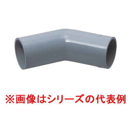 DPN-16G 未来工業 ドレンパイプ付属品 エルボ45度 グレー色 10個入
