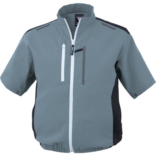 XE98027434L XEBEC 空調服制電半袖ブルゾン XE98027-43-4L ブルー