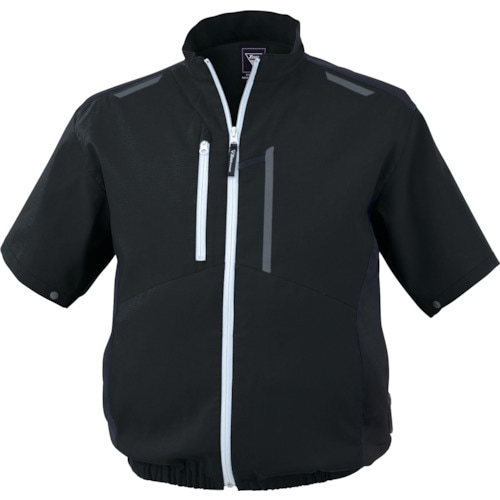 XE98027904L XEBEC 空調服制電半袖ブルゾン XE98027-90-4L 黒色
