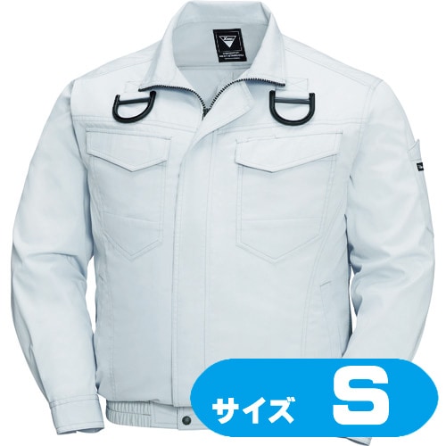 XE9810122S XEBEC 綿ポリ混紡ペンタスフルハーネス仕様空調服 XE98101-22-S シルバーグレー【ファン・バッテリー・ケーブル別売】