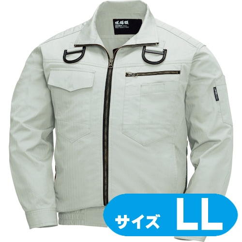 XE9810239LL XEBEC 綿薄手現場服ヘリンボンフルハーネス仕様空調服 XE98102-39-LL サンドベージュ【ファン・バッテリー・ケーブル別売】
