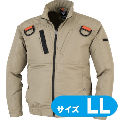 XE9810381LL XEBEC 空調服遮熱ハーネスブルゾン XE98103-81-LL キャメル【ファン・バッテリー・ケーブル別売】