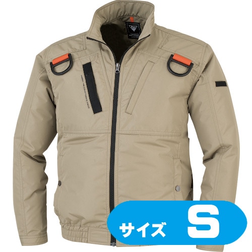 XE9810381S XEBEC 空調服遮熱ハーネスブルゾン XE98103-81-S キャメル【ファン・バッテリー・ケーブル別売】