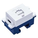 WNT15649MCW パナソニック テレホンモジュラジャック 6極4心用 マットセラミックホワイト色