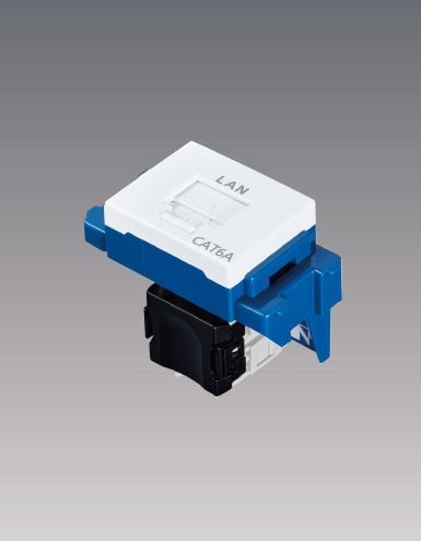 NR3180CW パナソニック ぐっとす 情報モジュラジャック CAT6A  LAN表示付 セラミックホワイト色