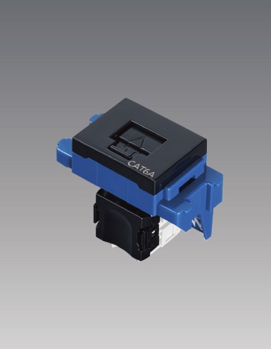 NR3180B パナソニック ぐっとす 情報モジュラジャック CAT6A  ブラック色