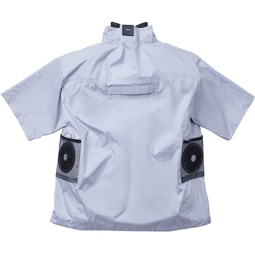 N25-03SG SHOWA ペルチェ付き空調服 COOLFIX PLT2 エアー半袖ブルゾン グレー ペルチェ2個入