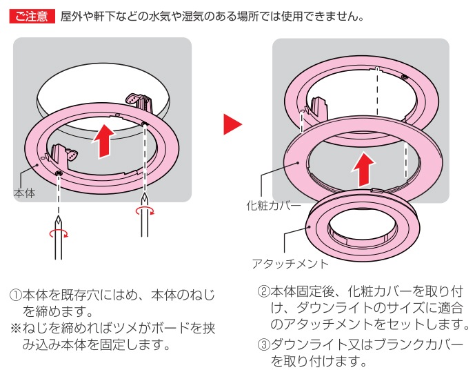 DLR-125W 未来工業 リニューアルプレート φ125～φ127 即配・速配なら
