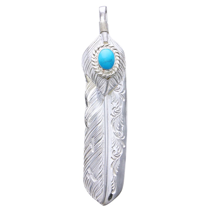 L arabesque flight feather 02 L flight heart feather 02 turquoise 6×8 cup