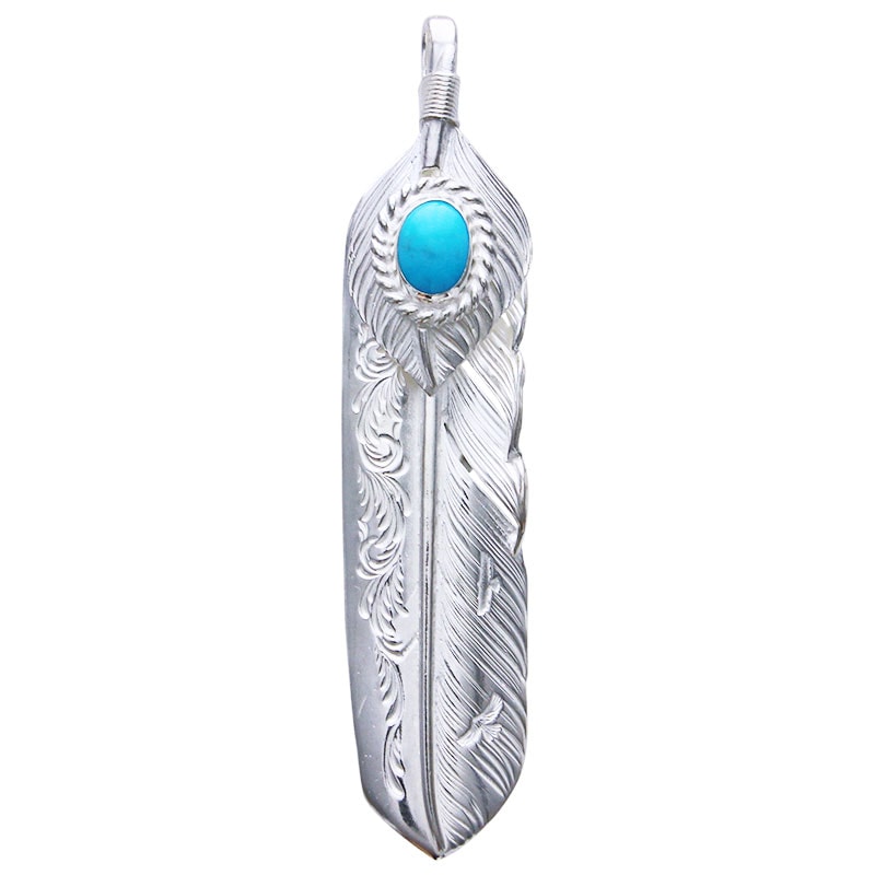 L arabesque flight feather 01 L flight heart feather 01 turquoise 6×8 cup