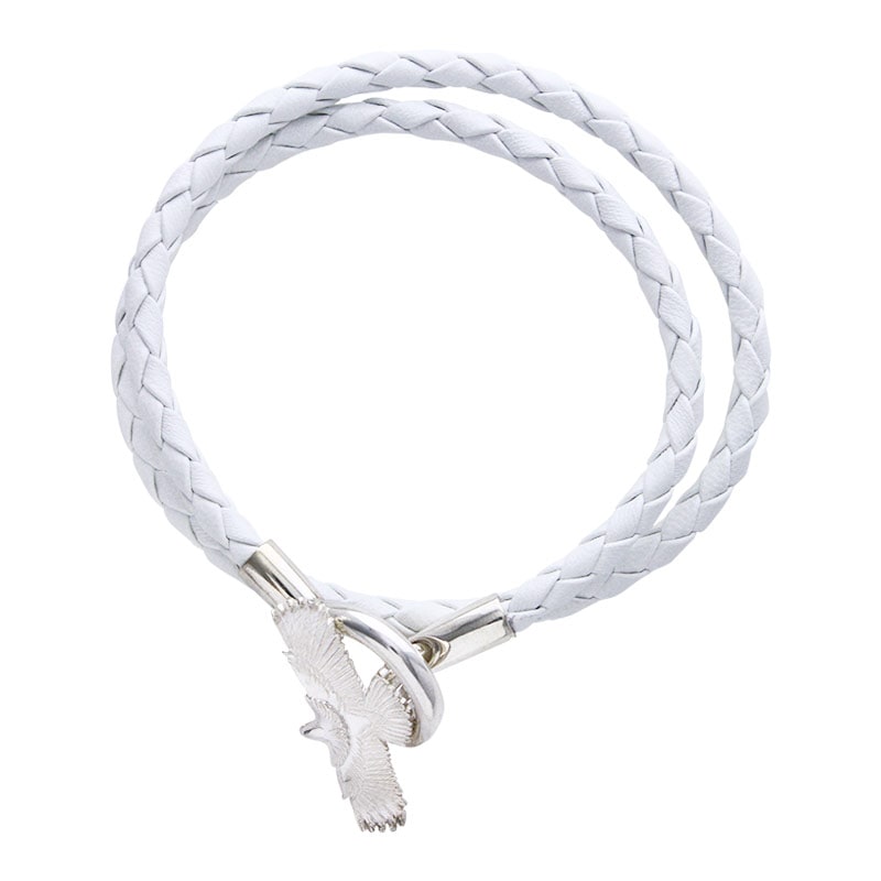 eagle eg-05/925 WHITE Leather bracelet