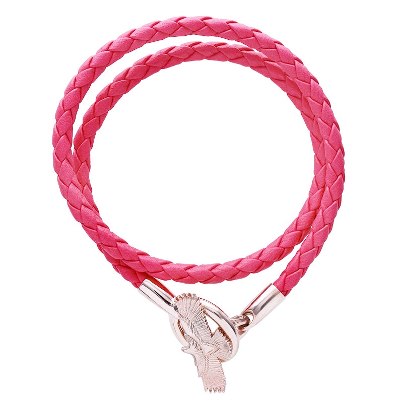 eagle eg-05/Champagne Pink material PINK Leather bracelet