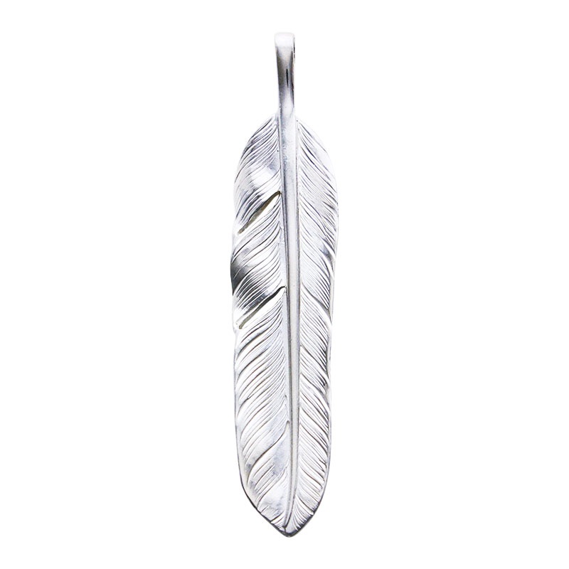 S flight feather 01 S K18 flower metal