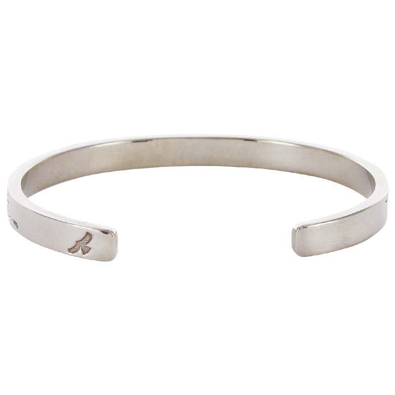 K18WG M arabesque design 5mm bangle