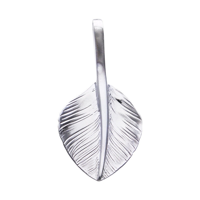 L heart feather 01 turquoise 6×8 cup