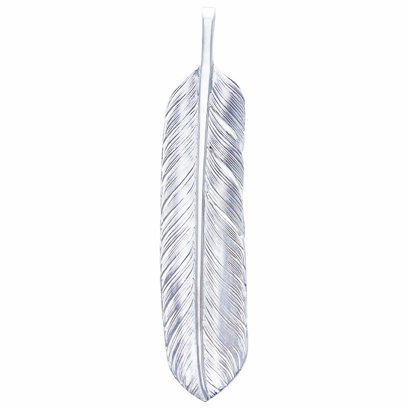 L arabesque flight feather 02 S K18 flower metal