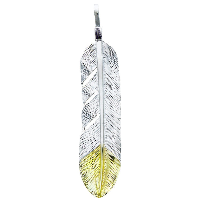 L old feather K18 top 01 L heart feather 01 turquoise 6×8 K18 cup