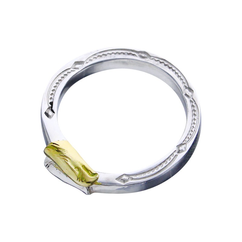 double eagleface K18 one face ring | Ring | TAROWASHIMI ONLINE 