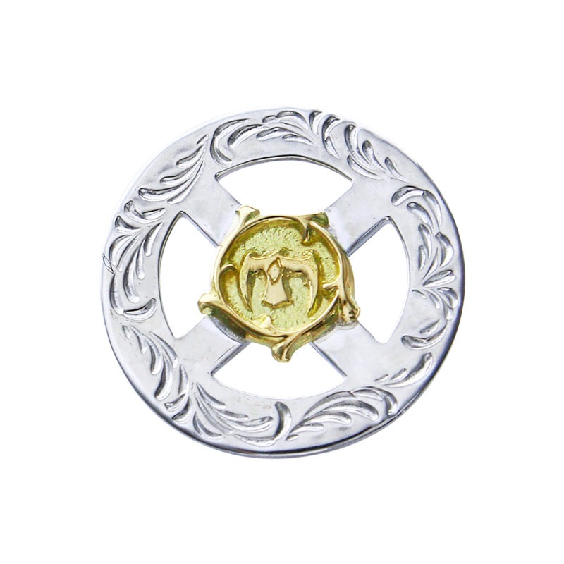 arabesque medicine wheel arabesque K18 eagle metal