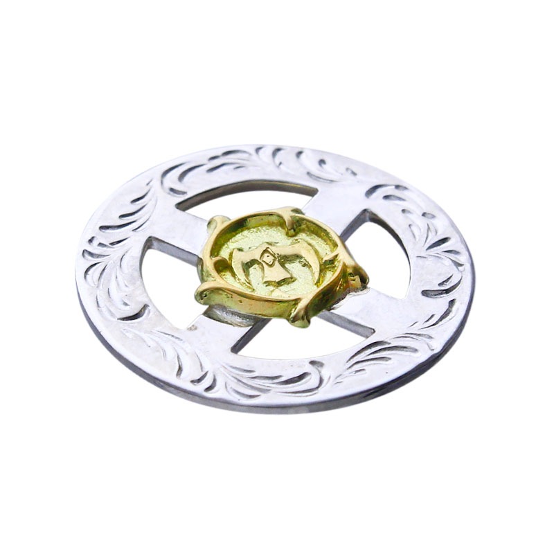 arabesque medicine wheel arabesque K18 eagle metal
