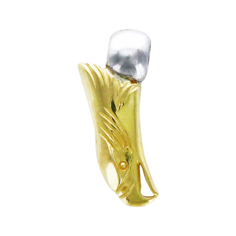 K18 eagle face beads