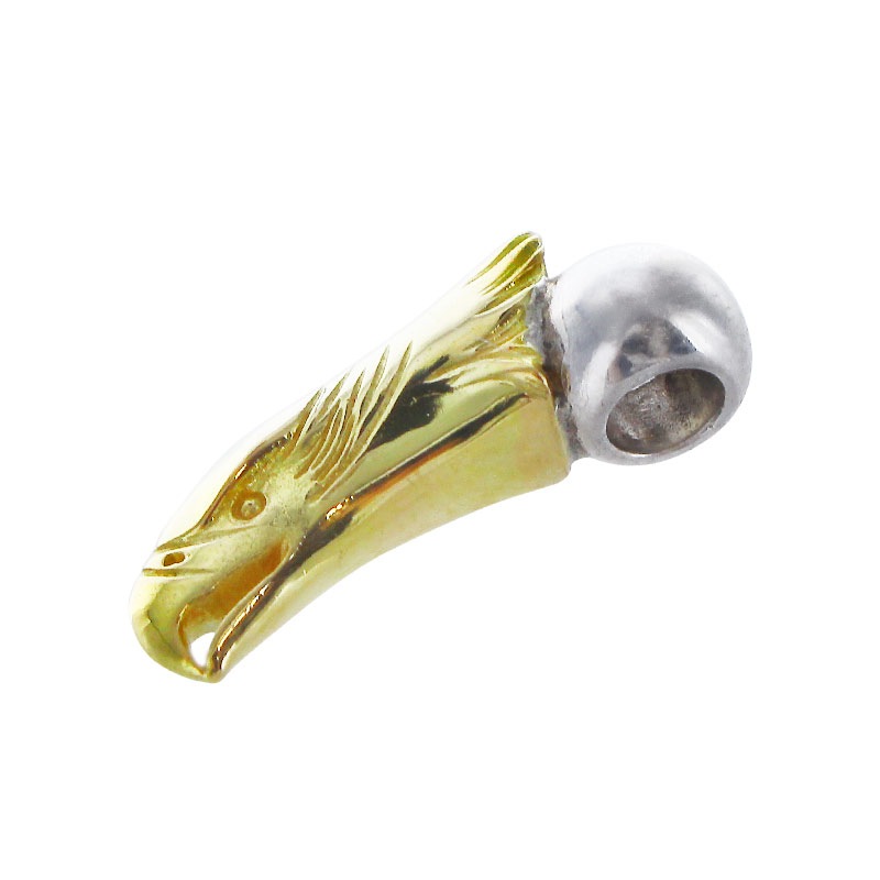K18 eagle face beads | Pendant | TAROWASHIMI ONLINE