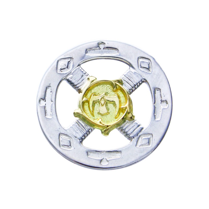 eagle medicine wheel arabesque K18 eagle metal