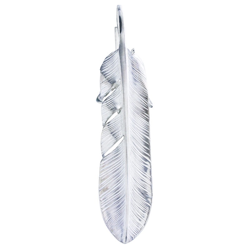 L old feather 01 eagle claw pendant 01M K18 eagle metal