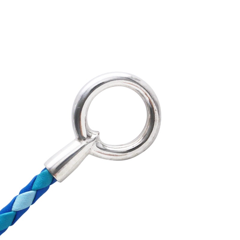 eagle eg-05/K18・925 MIX Leather bracelet