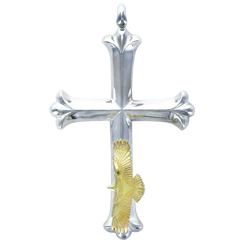 cross pendant eagle eg-05 /K18