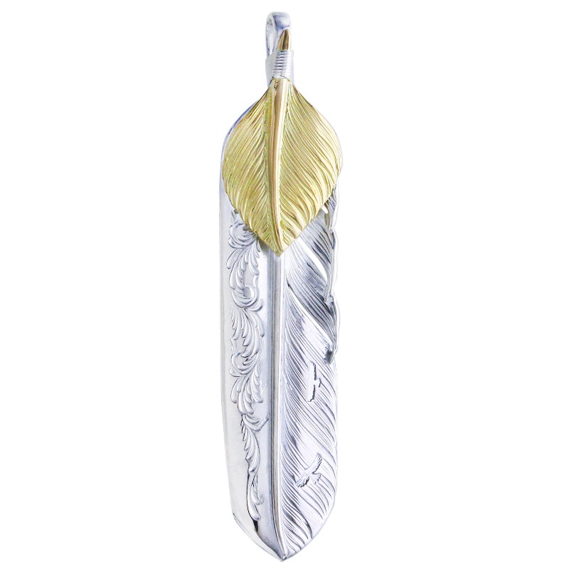 L arabesque flight feather 01 L K18 flight heart feather 01