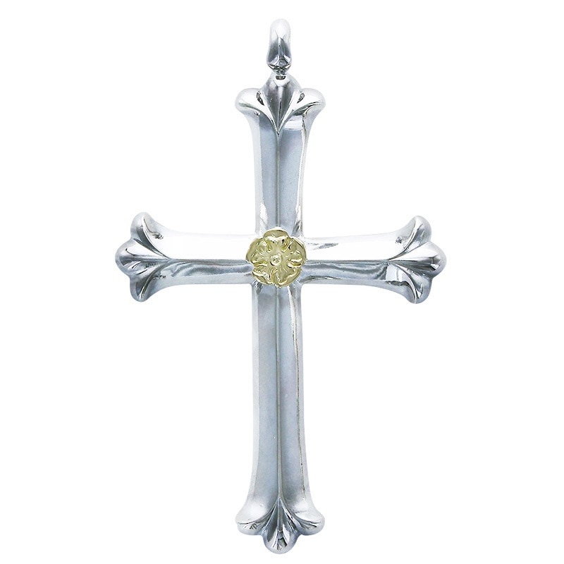 cross pendant S K18 flower metal | Pendant | TAROWASHIMI ONLINE