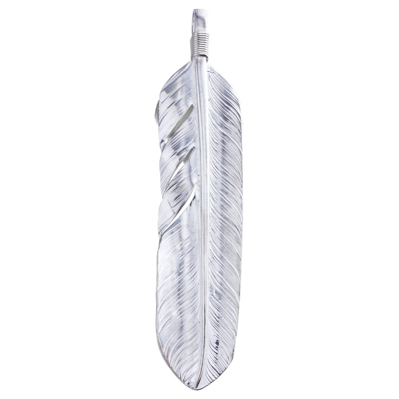 L arabesque flight feather 01 L flight heart feather 01 arabesque K18 eagle metal