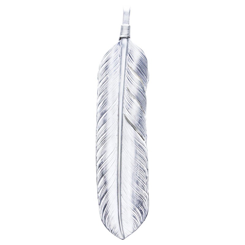 L arabesque flight feather 02 L flight heart feather 02 arabesque K18 eagle metal