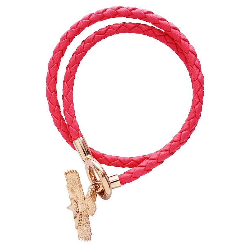 eagle eg-05/K18PG PINK Leather bracelet