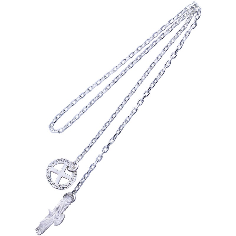 eagle eg-05/925 hook arabesque medicine wheel chain