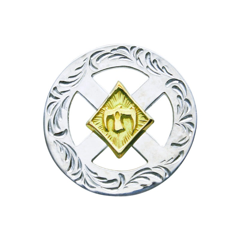 arabesque medicine wheel M K18 eagle metal