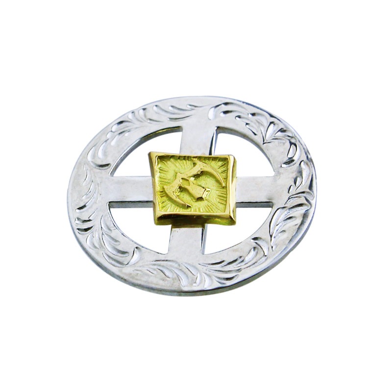 arabesque medicine wheel M K18 eagle metal