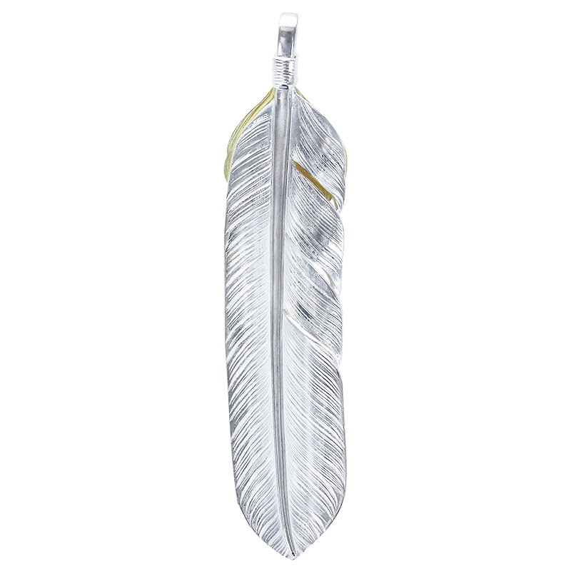L flight feather 02 L K18 flight heart feather 02 turquoise 6×8 K18 cup