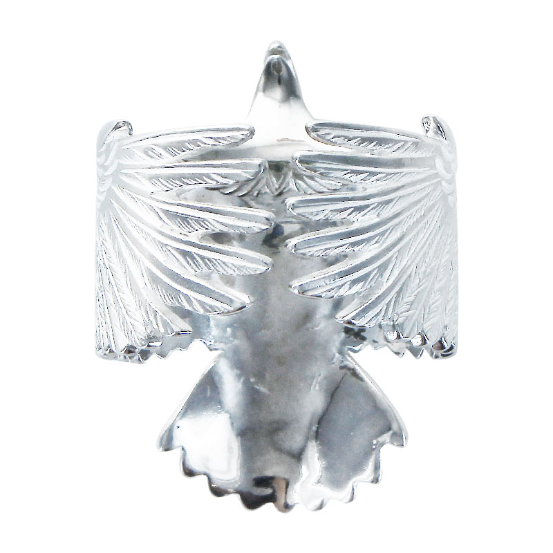 eagle eg 925 ring  turquoise 5×7 K18 cup