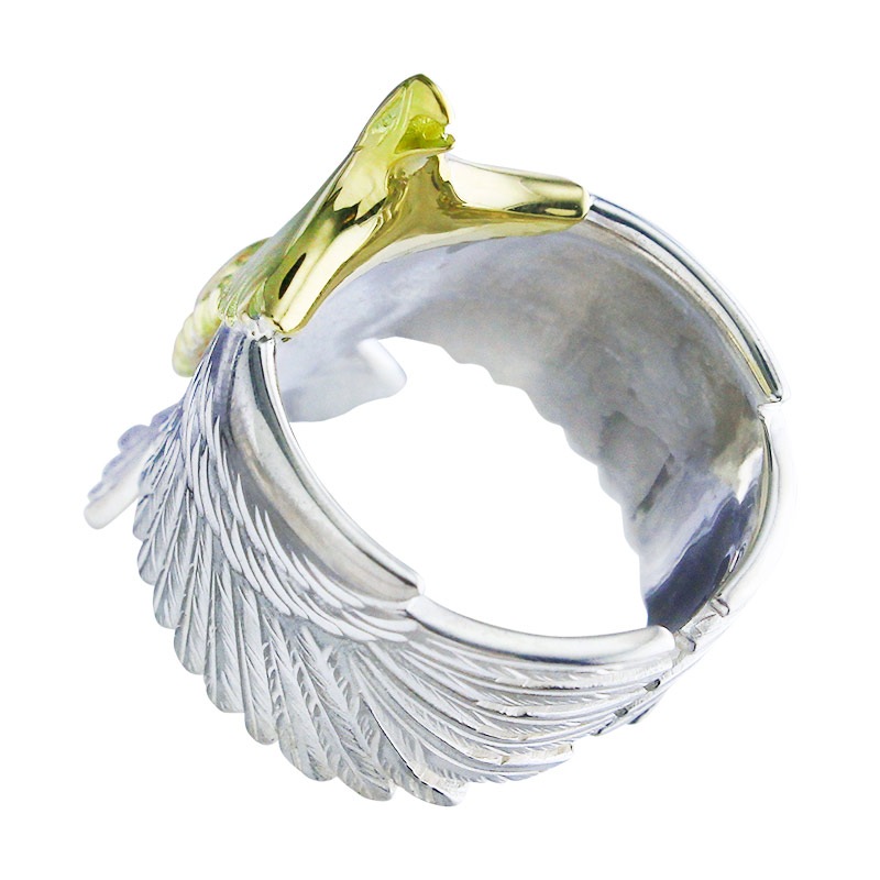 eagle eg K18・925 ring opal 5×7 K18 cup